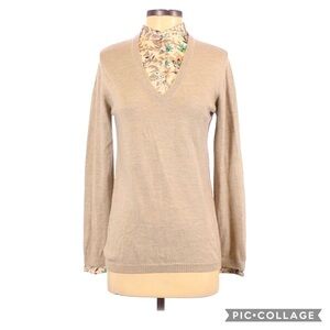 Paul & Joe Layered Sweater and Floral Print Top
